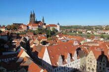 Sächsischen Weinstraße: Blick über Meißen - © AugustusTours, Juliane Hummel